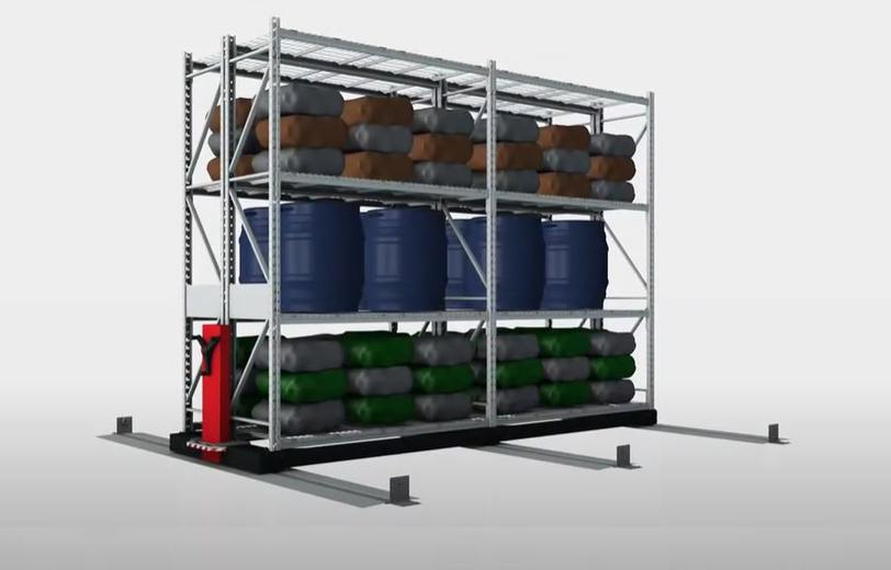 Trying to store and organize heavy inventory? Check out Montel’s HD 16MA mobile storage system 